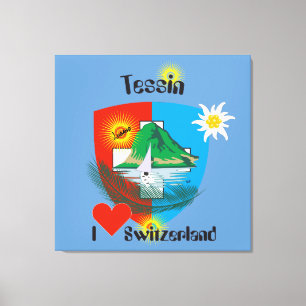 Ticino Switzerland Suisse Svizzera Svizra Canvas Print