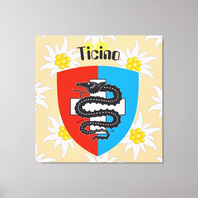 Ticino Switzerland Suisse Svizzera Svizra Canvas Print (Front)
