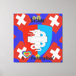 Ticino Switzerland Suisse Svizzera Svizra Canvas Print