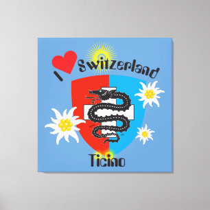 Ticino Switzerland Suisse Svizzera Svizra Leinwand Canvas Print