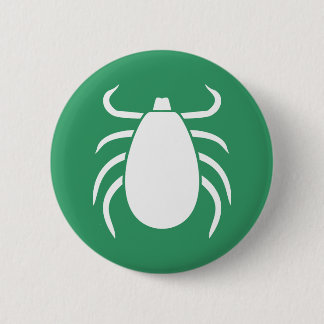 Tick 6 Cm Round Badge