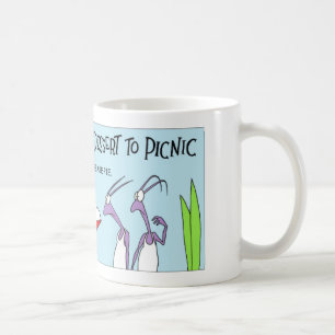Tick brings dessert coffee mug