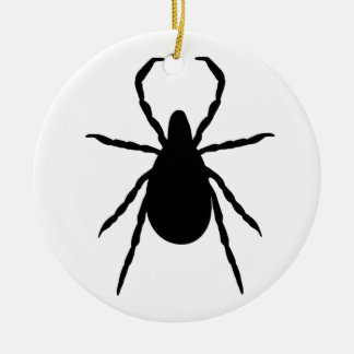 Tick Ceramic Tree Decoration