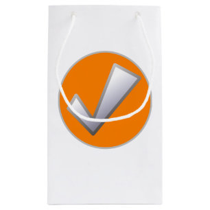 Tick Mark "Good" Button Gift Bag