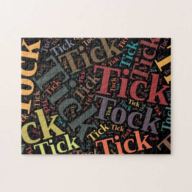 Tick-Tock Jigsaw Puzzle (Horizontal)