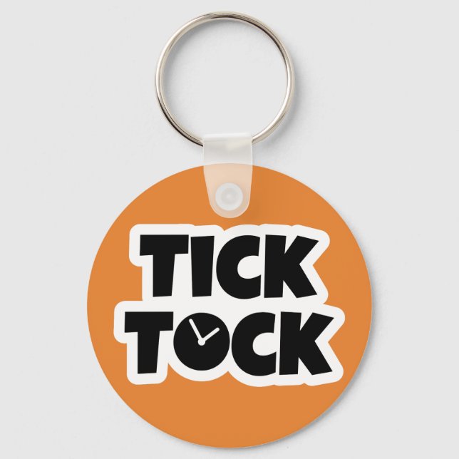 Tick Tock Key Ring (Front)