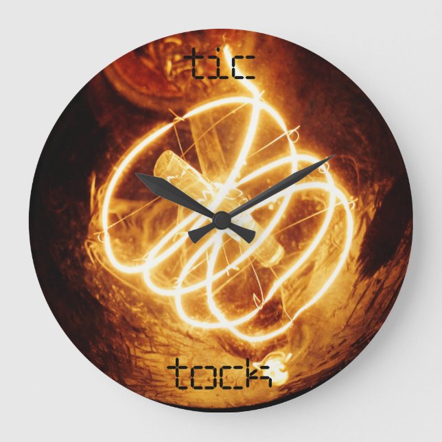 tick tock large clock (Front)