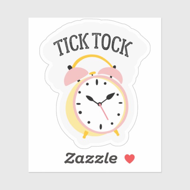 Tick Tock sticker (Sheet)