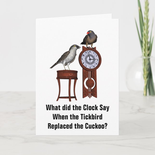Tickbird Humor Card (Front)