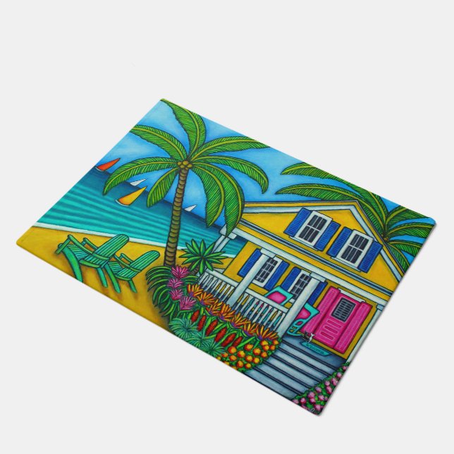 Ticket to Paradise Doormat  (Angled)