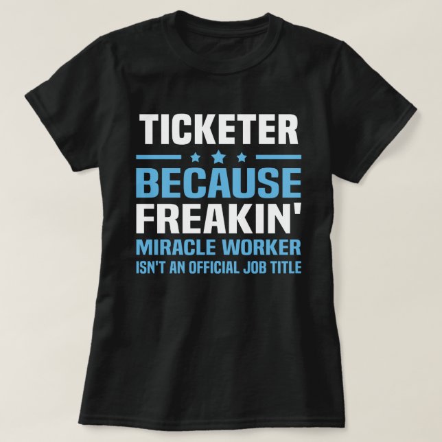 Ticketer T-Shirt (Design Front)