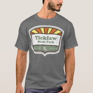 Tickfaw State Park Louisiana LA Sunburst Badge Vac T-Shirt