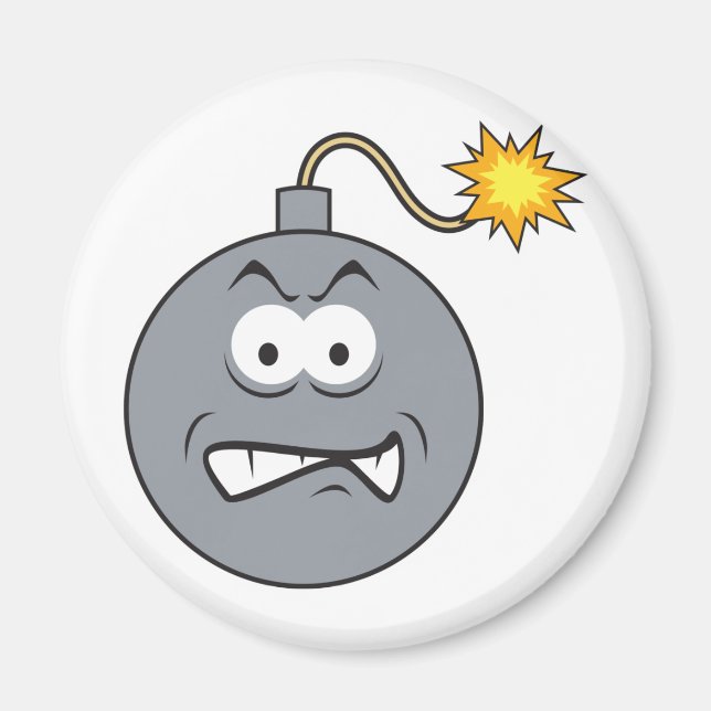 Ticking Bomb Face Magnet (Front)