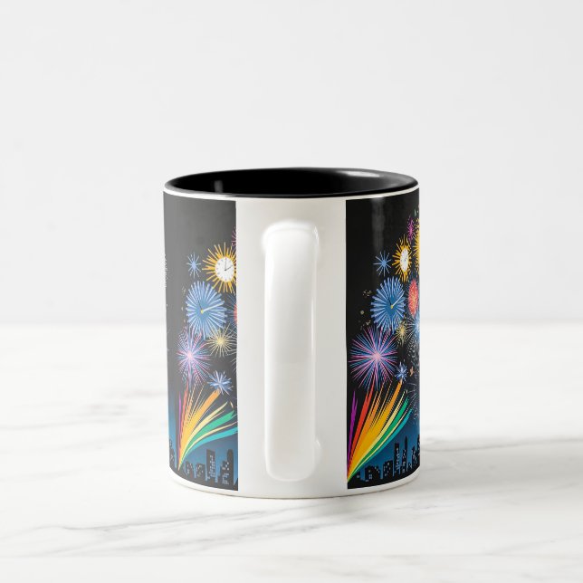 Ticking Fireworks Mug (Handle)