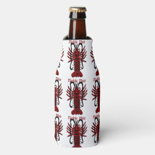 Tickle This Lobster Bottle and Can Huggies Cooler