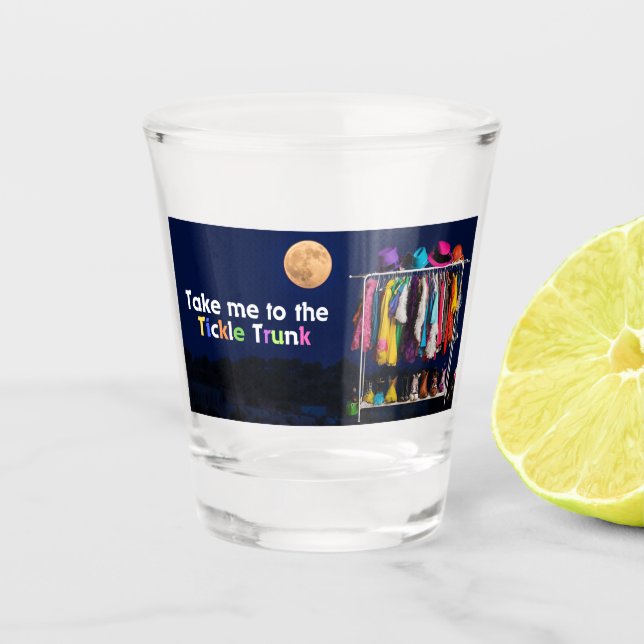 Tickle Trunk Shot Glass  (Front)