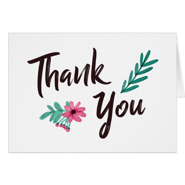 Tickled Pink Thank You (Front Horizontal)