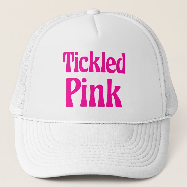 Tickled Pink Trucker Hat (Front)