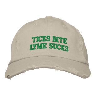 Ticks Bite Embroidered Hat
