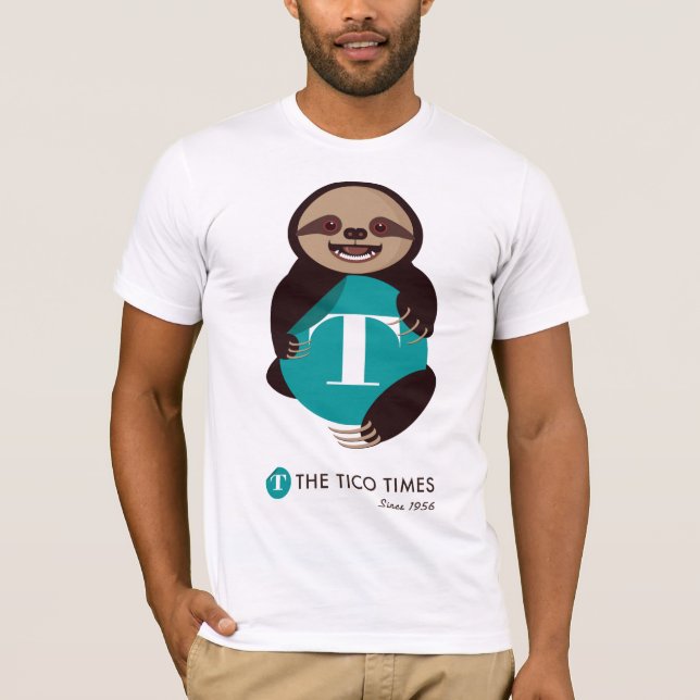 Tico Times Sloth Kong shirt (Front)