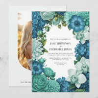 Tidal Blue, Seafoam Drift & Cloud Mint Wedding