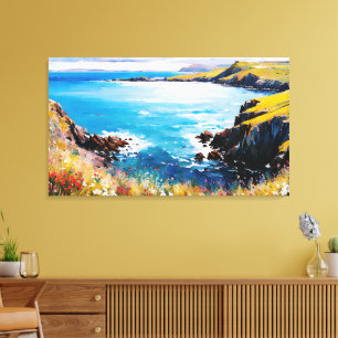 Tidal Dreams and Meadow Breezes      Canvas Print