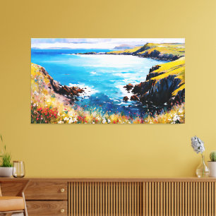 Tidal Dreams and Meadow Breezes Canvas Print