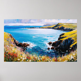 Tidal Dreams and Meadow Breezes Poster