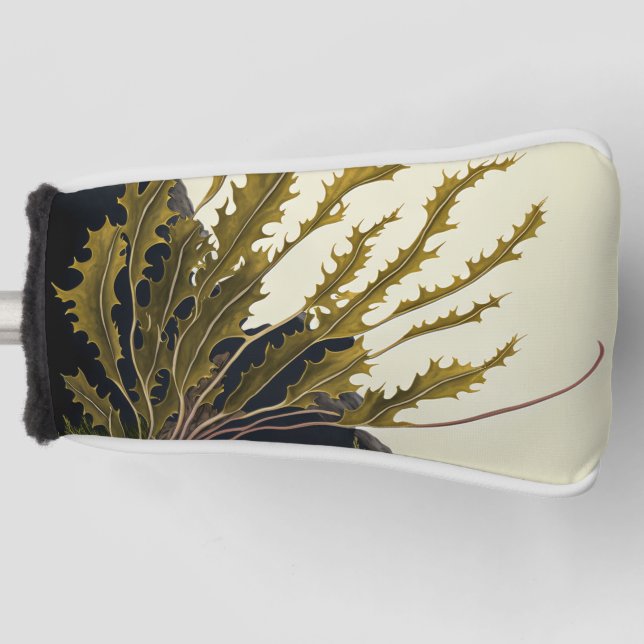 Tidal Fronds Golf Head Cover (Front)