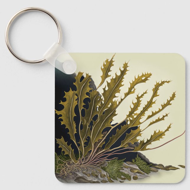 Tidal Fronds Key Ring (Front)