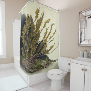 Tidal Fronds Shower Curtain