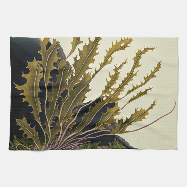 Tidal Fronds Tea Towel (Horizontal)