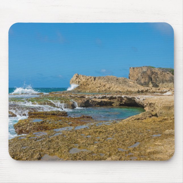 Tidal Pools and Rock Ledges of Punta Las Tunas Mouse Mat (Front)
