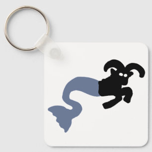 Tidal Sea Horse Zodiac Icon – Ocean Whisper  Key Ring