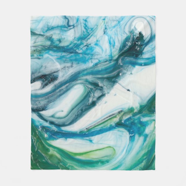 Tidal Sweep II Fleece Blanket (Front)