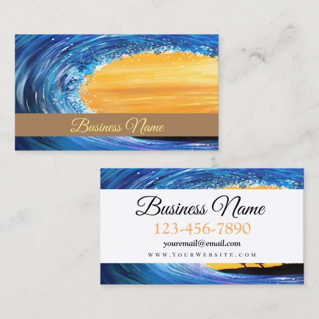 Tidal Wave Business Card (Front/Back)