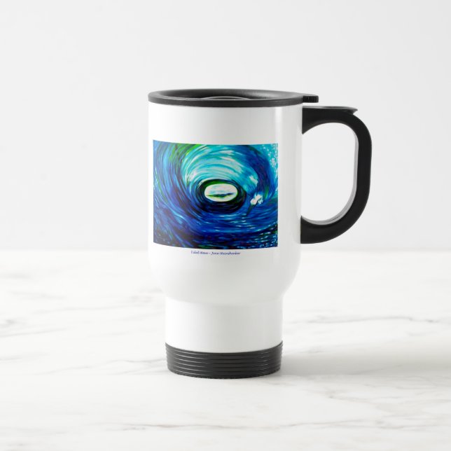 Tidal Wave TRAVEL MUG WHITE (Right)