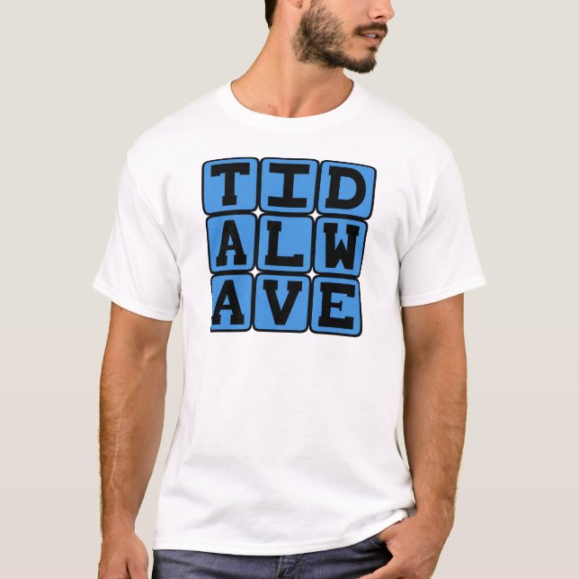 Tidal Wave, Violent Tsunami T-Shirt (Front)