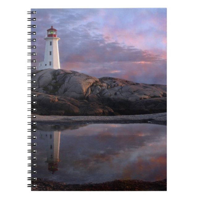 Tide Pool by Lighthouse Notebook (Front)