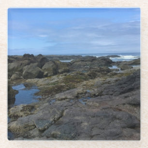 Tide Pools at Bob Creek, OR Glass Coaster