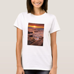 Tide pools at sunset, California T-Shirt
