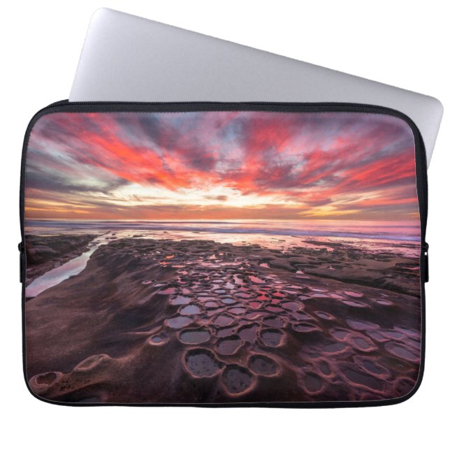 Tide Pools in La Jolla, CA Laptop Sleeve (Front)