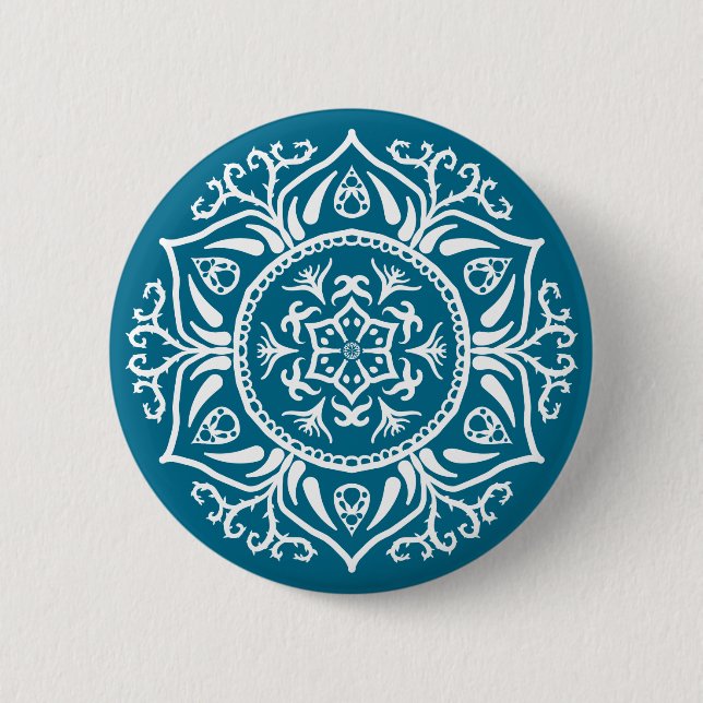 Tidepool Mandala 6 Cm Round Badge (Front)