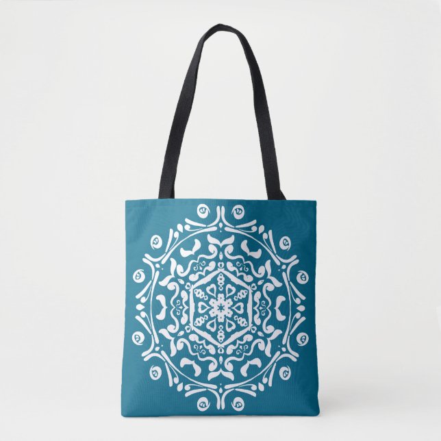 Tidepool Mandala Tote Bag (Front)