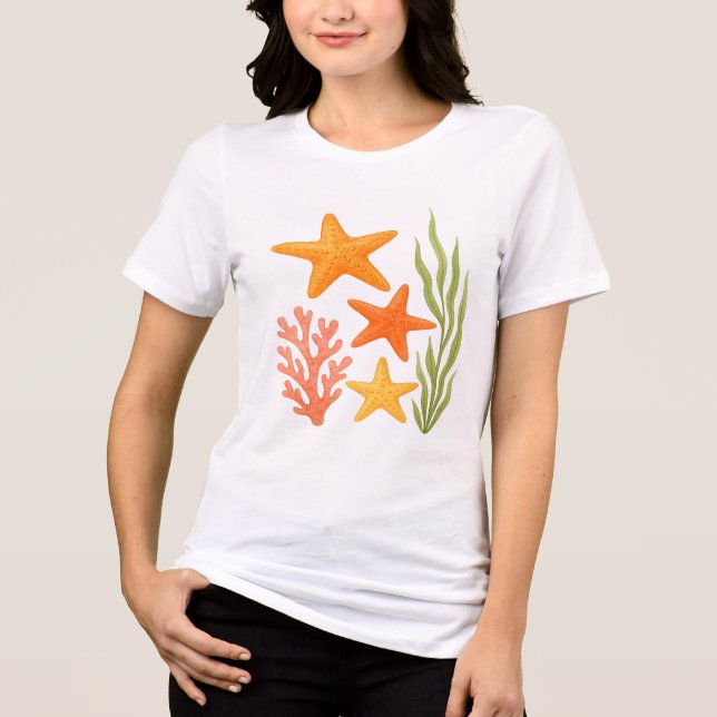 Tidepool Treasures Tri-Blend Shirt (Front)