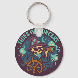Tides Of Sorcery Magic Skull Key Ring