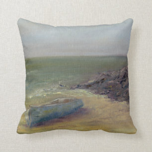 Tide's Rolling In - Boat on the Shore Cushion