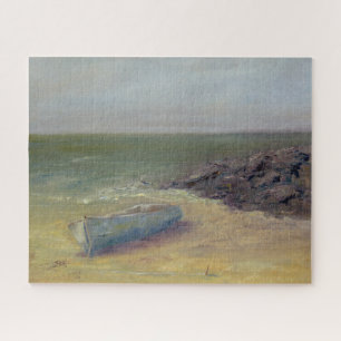 Tide's Rolling In - Boat on the Shore Jigsaw Puzzle