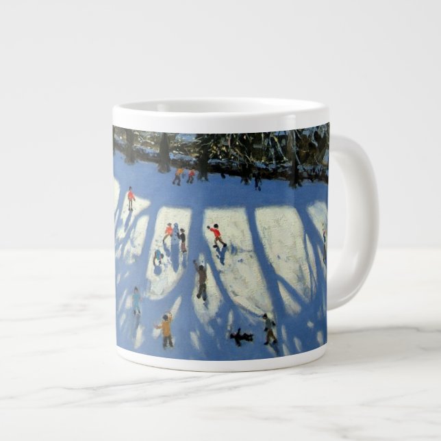 Tideswell Derbyshire Large Coffee Mug (Front Right)