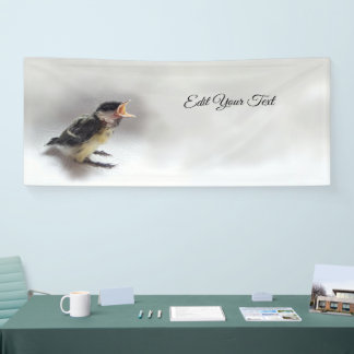 Tidi my Bird the Parus Major Banner